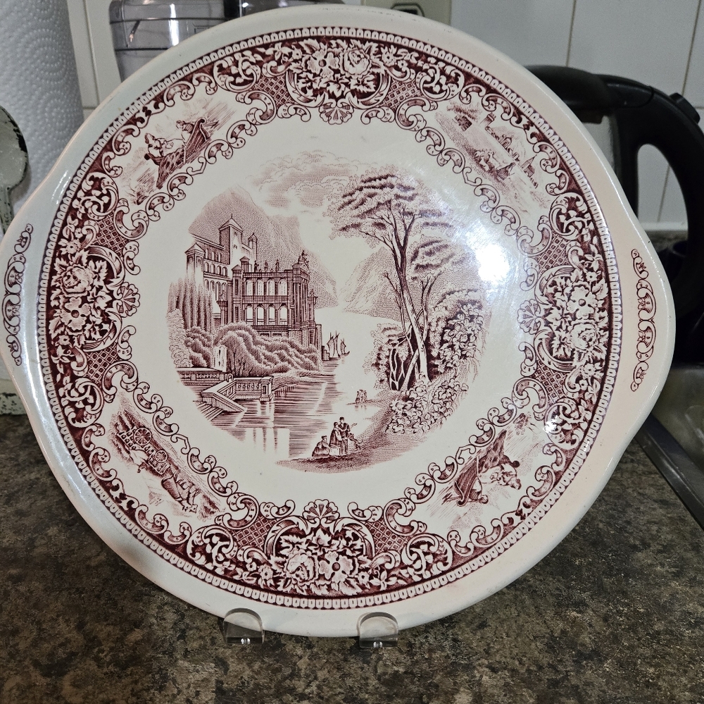 Vintage Myott Staffordshire Cake Platter